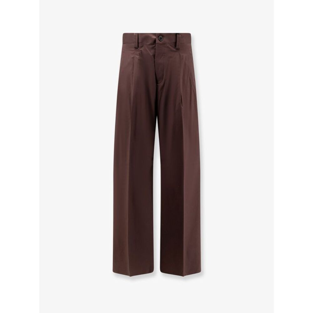 Laneus Men Cotton Blend Trousers